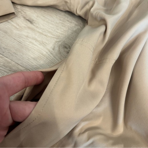 Max Studio Tan Lightweight Jacket Drape Collar Jacket size large - Picture 8 of 8